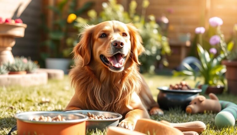 adult red golden retriever