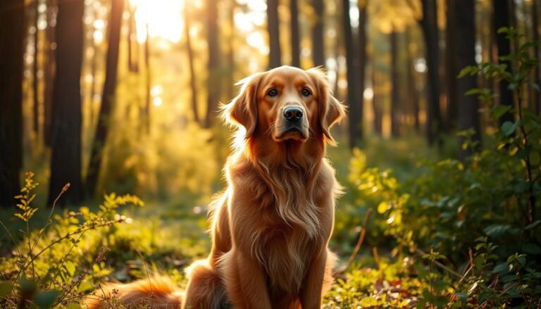 american red golden retriever