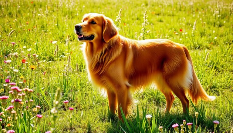 average lifespan of a red golden retriever