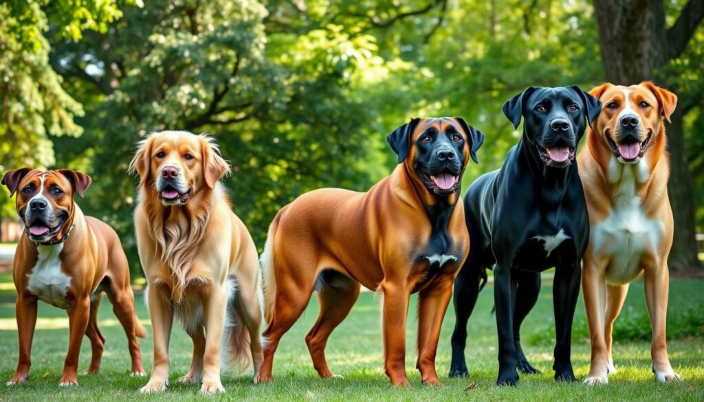 large breed dog weights