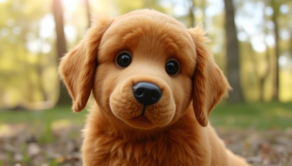 lifelike stuffed dog