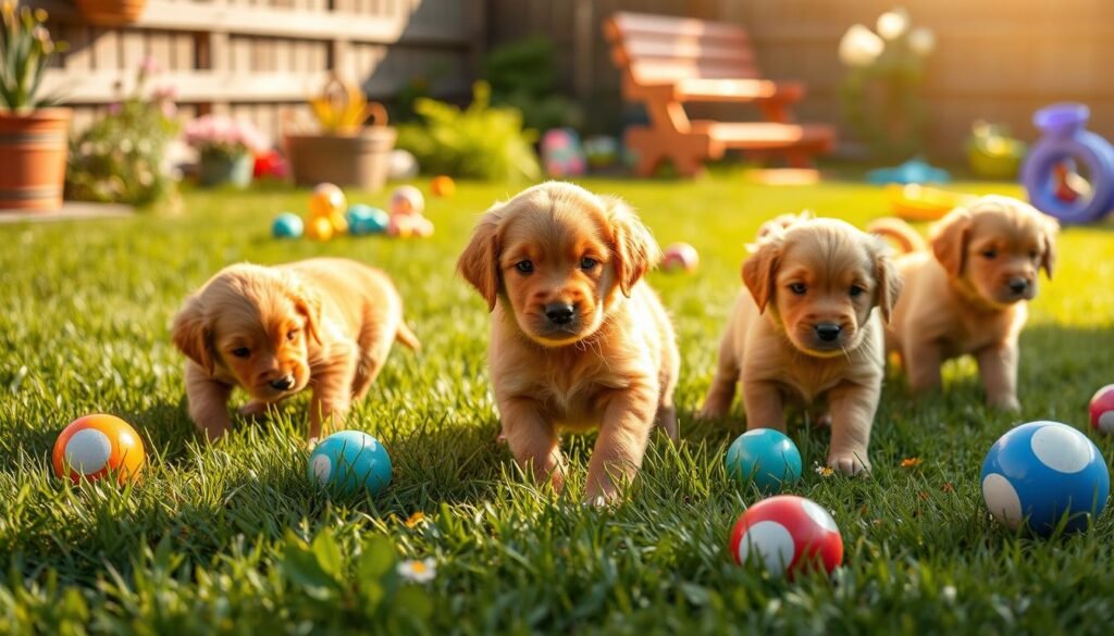 purebred retriever puppies