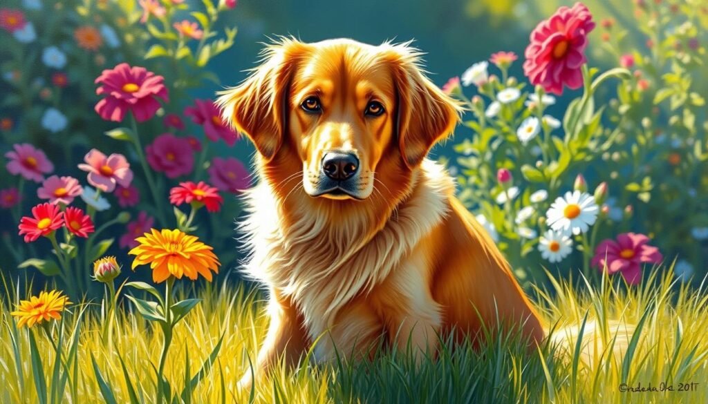 realistic dog paintings