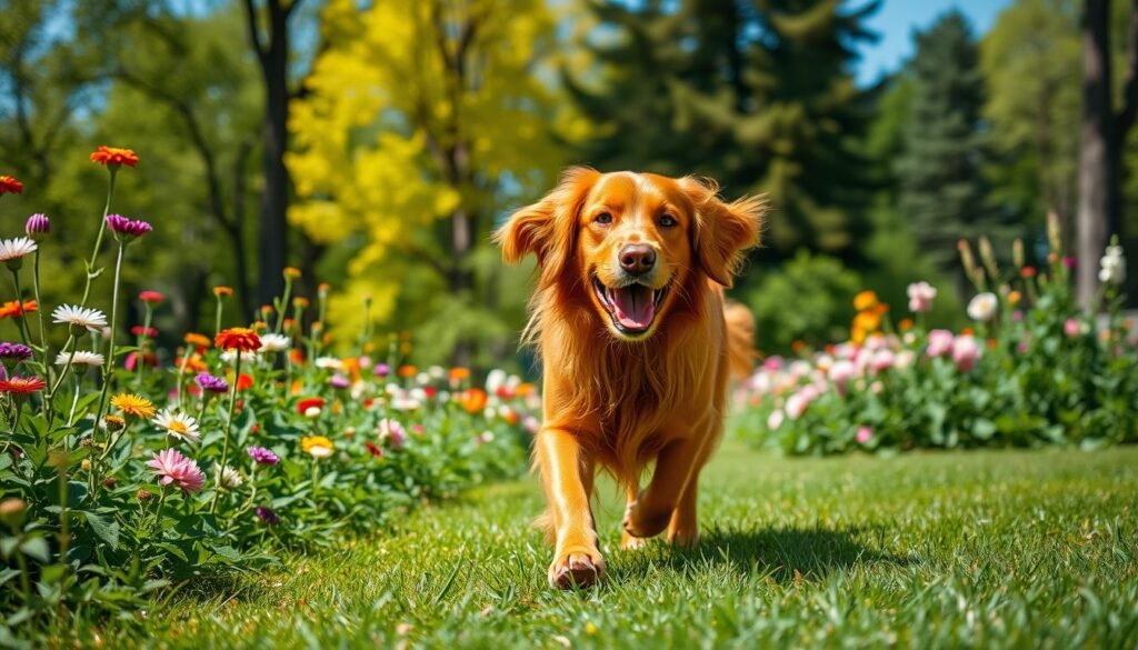 red golden retriever