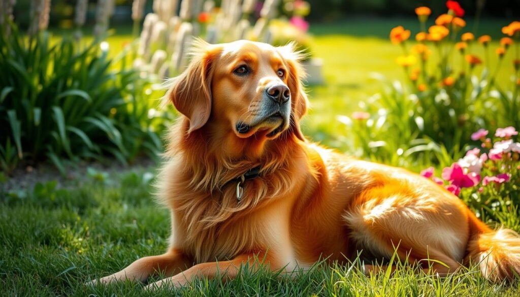 red golden retriever