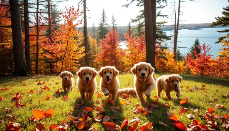 red golden retriever puppies michigan