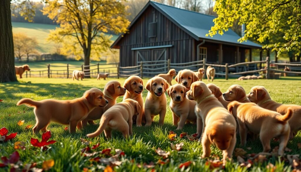 reputable red golden retriever breeders